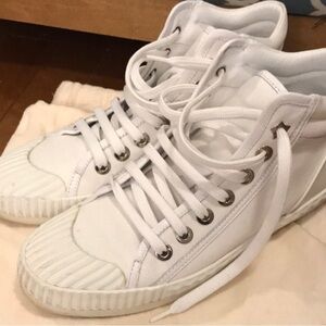 Jimmy Choo White High-Top Women's Sneakers